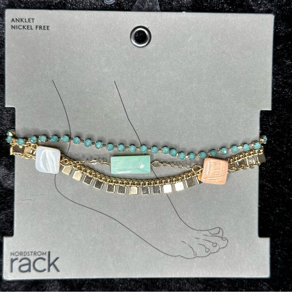 Nordstrom Rack Gold and Multicolor Bracelet Set